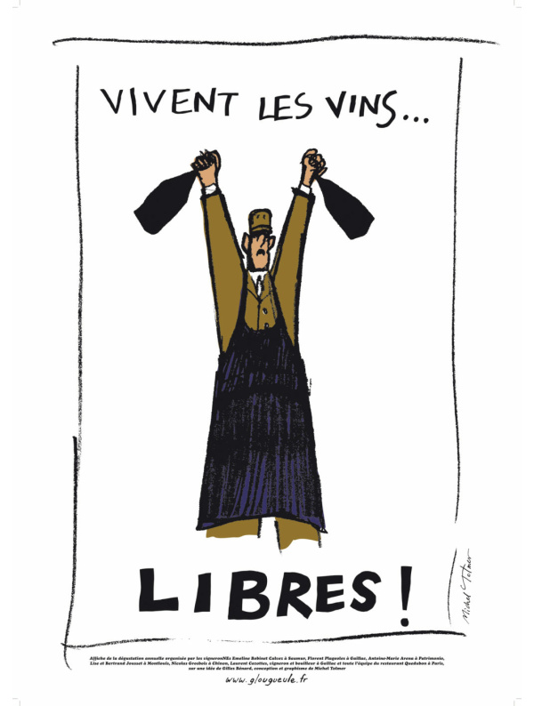 Affiche « Vivent les Vins Libres »